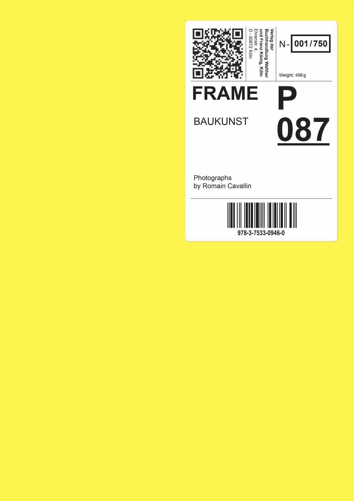 Libro: Baukunst Frame /anglais