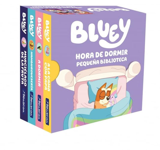 Bluey. Libro juguete - Hora de dormir. Pequeña biblioteca (edición en español) (Pequeñas manitas)