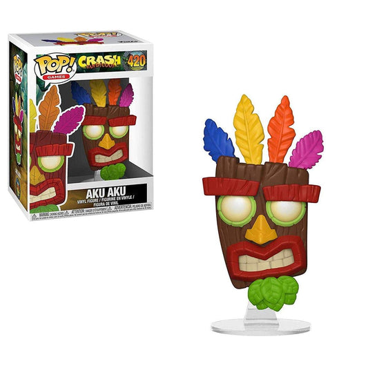Funko Pop Games: Crash Bandicoot - Aku Aku Collectible Figura, Multicolor