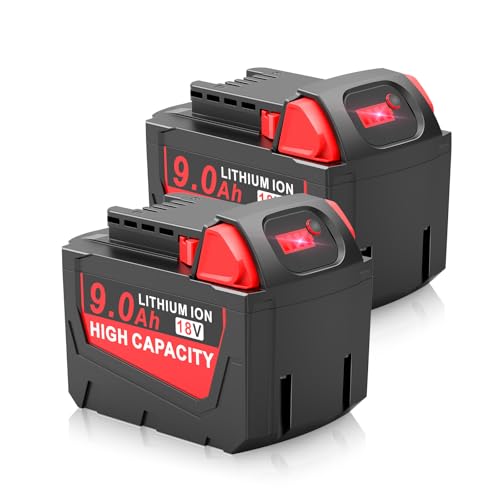 Batería-de-repuesto-Stairlie-de-9,0-Ah-y-18-V-para-herramientas-Milwaukee-WK1890-Mk-18,-compatible-con-herramientas-eléctricas-inalámbricas-48-11-1840,-48-11-1828,-48-11-1820,-48-11-1815,-48-11-1850,-48-11-1890-y-2646-22CT.