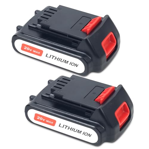 Batería-de-litio-GWELEC-de-20-V-y-4-Ah-para-Black-and-Decker-de-20-V-máx.,-compatible-con-herramientas-LBXR20,-LB20,-LBX20,-LBX4020-y-LB2X4020-(paquete-de-2)-(4000-mAh)
