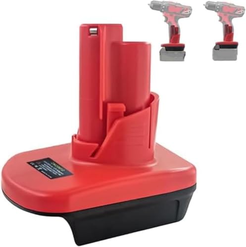 URUN-Juego-de-1-adaptador-de-batería-para-Milwaukee-M18-a-M12,-para-convertidor-de-adaptador-de-batería-Dewalt-de-20-V-a-herramientas-eléctricas-Milwaukee-de-12-V