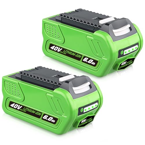 GROWFEAT---Paquete-de-2-baterías-de-iones-de-litio-de-6000-mAh-para-herramientas-eléctricas-Greenworks-de-40-V-(29462,-29252,-20202,-22262,-25312,-25322,-20642,-22272,-27062-y-21242).-Compatible-con-baterías-Greenworks-de-40-V.