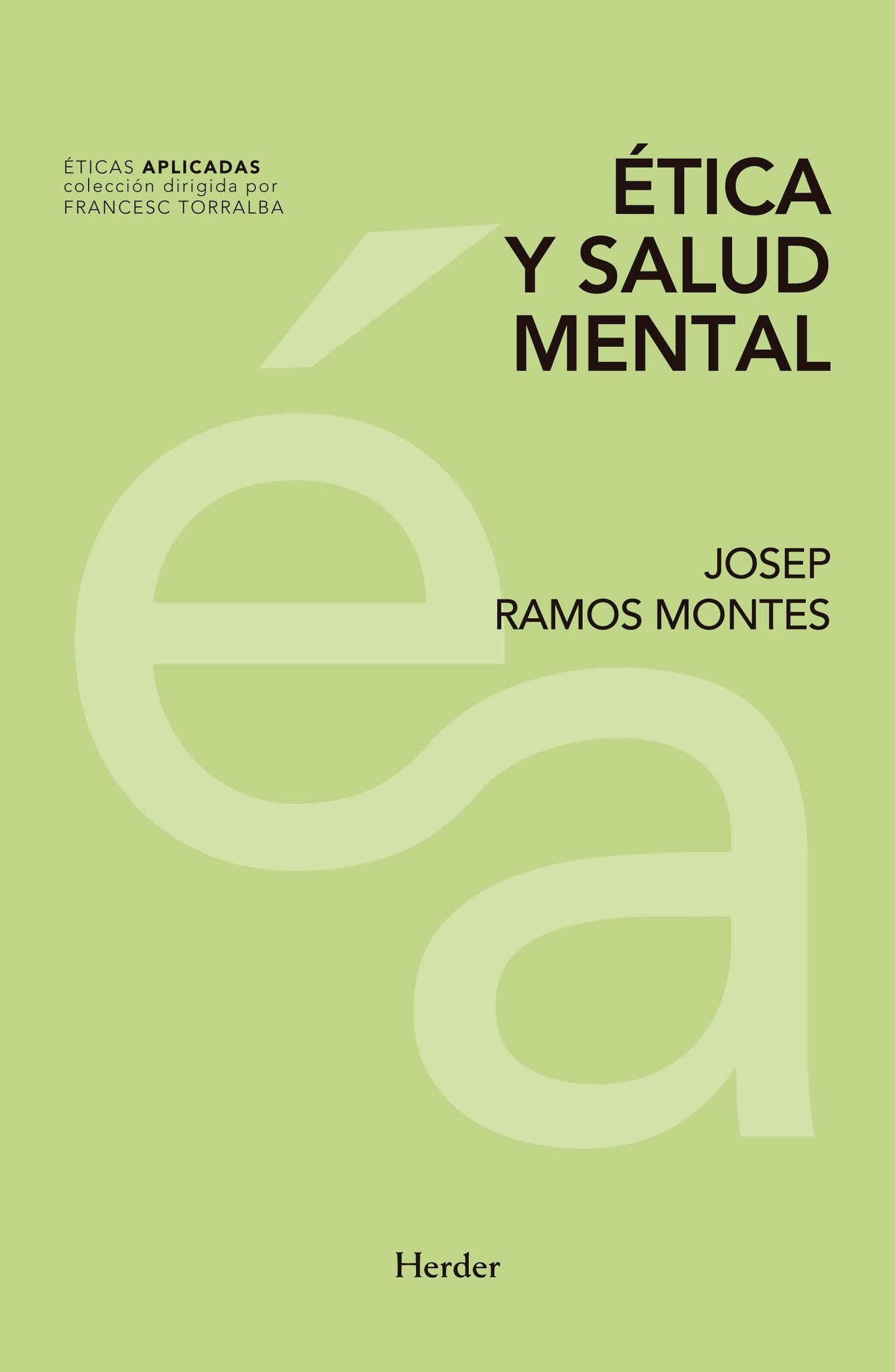 Libro: Ética y salud mental