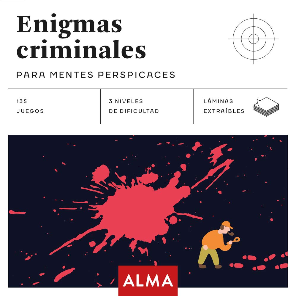 Libro: Enigmas criminales para mentes perspicaces: 25 (Cuadrados de diversión)