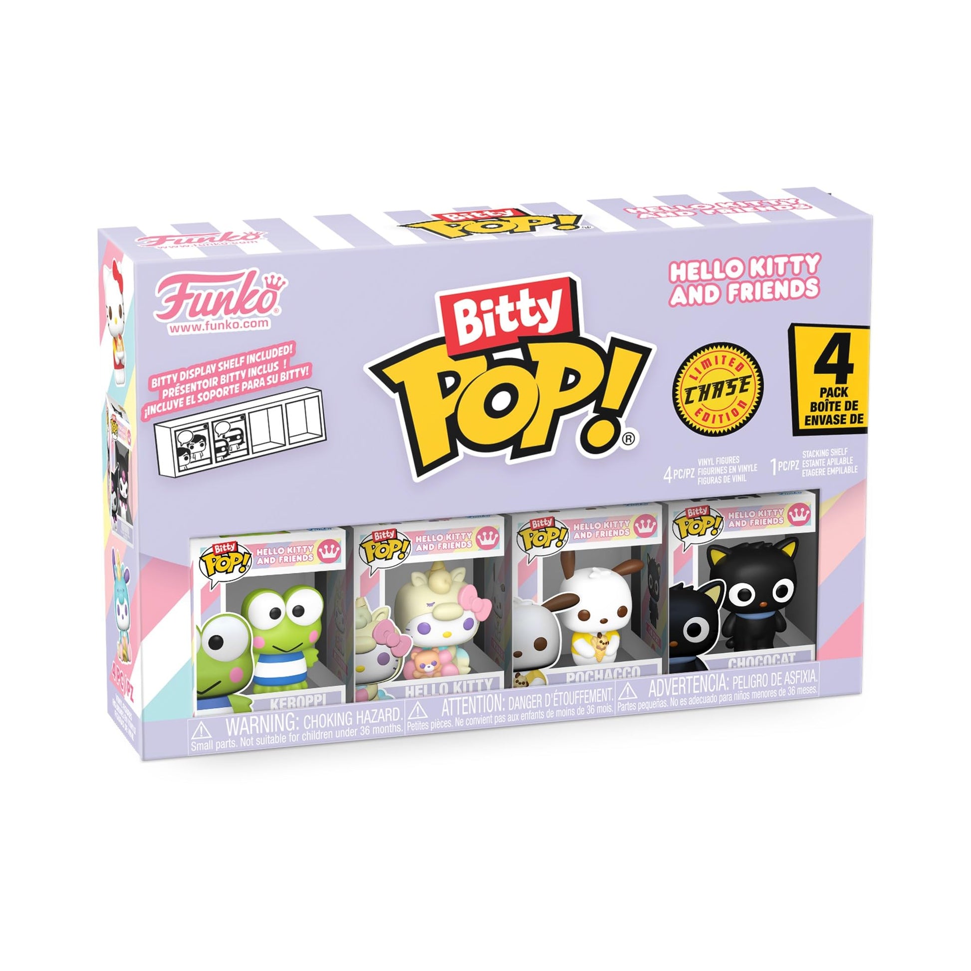 Funko Bitty Pop! Pack de 4: Hello Kitty - Keroppi (1 in 6 Chase Chance)