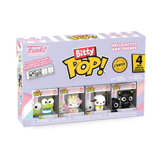 Funko Bitty Pop! Pack de 4: Hello Kitty - Keroppi (1 in 6 Chase Chance)