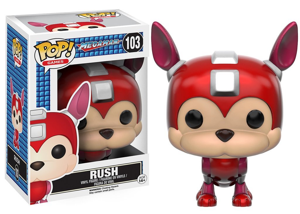 Funko POP Games: Mega Man - Rush Figura de Acción