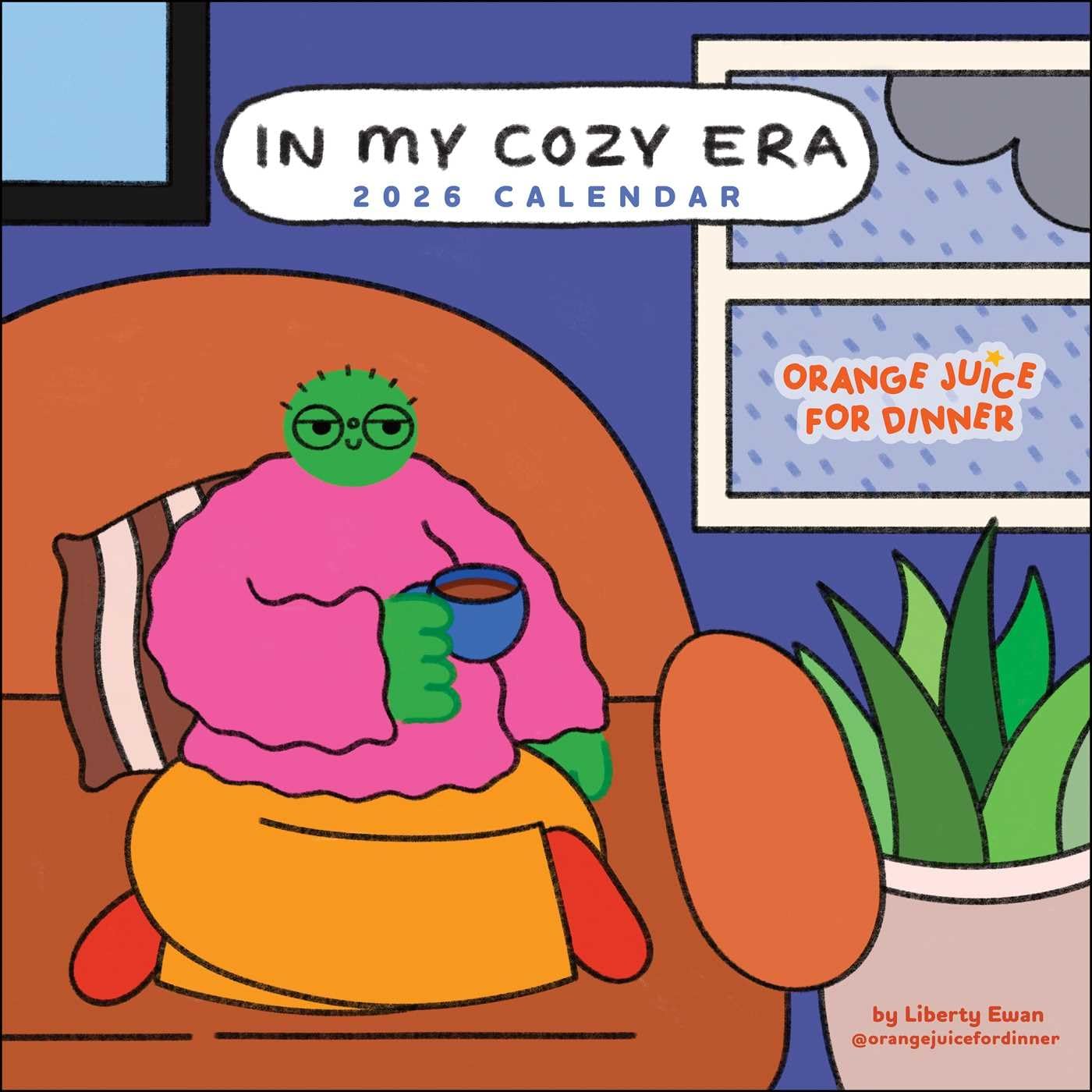 Libro: In My Cozy Era 2026 Wall Calendar: Orange Juice For Dinner
