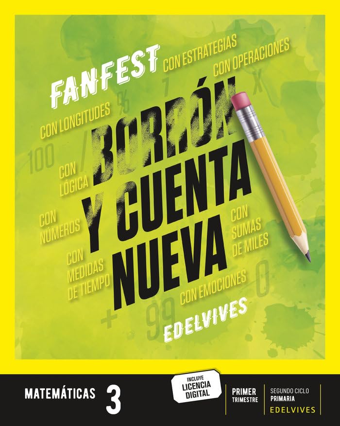 Libro: Proyecto: FanFest - Matemáticas 3. Trimestres [Castilla y León - Galicia]