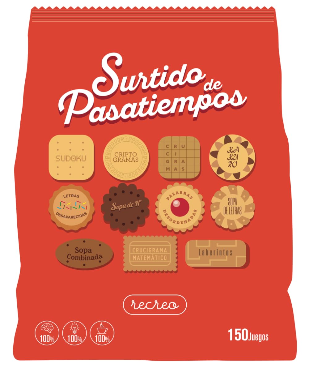 Libro: SURTIDO DE PASATIEMPOS: 150 Desafíos de Lógica, Ingenio y Relajación para Jóvenes y Adultos | Actividades Mentales de Entretenimiento y Crecimiento ... Mandalas para Colorear y Mucho Más
