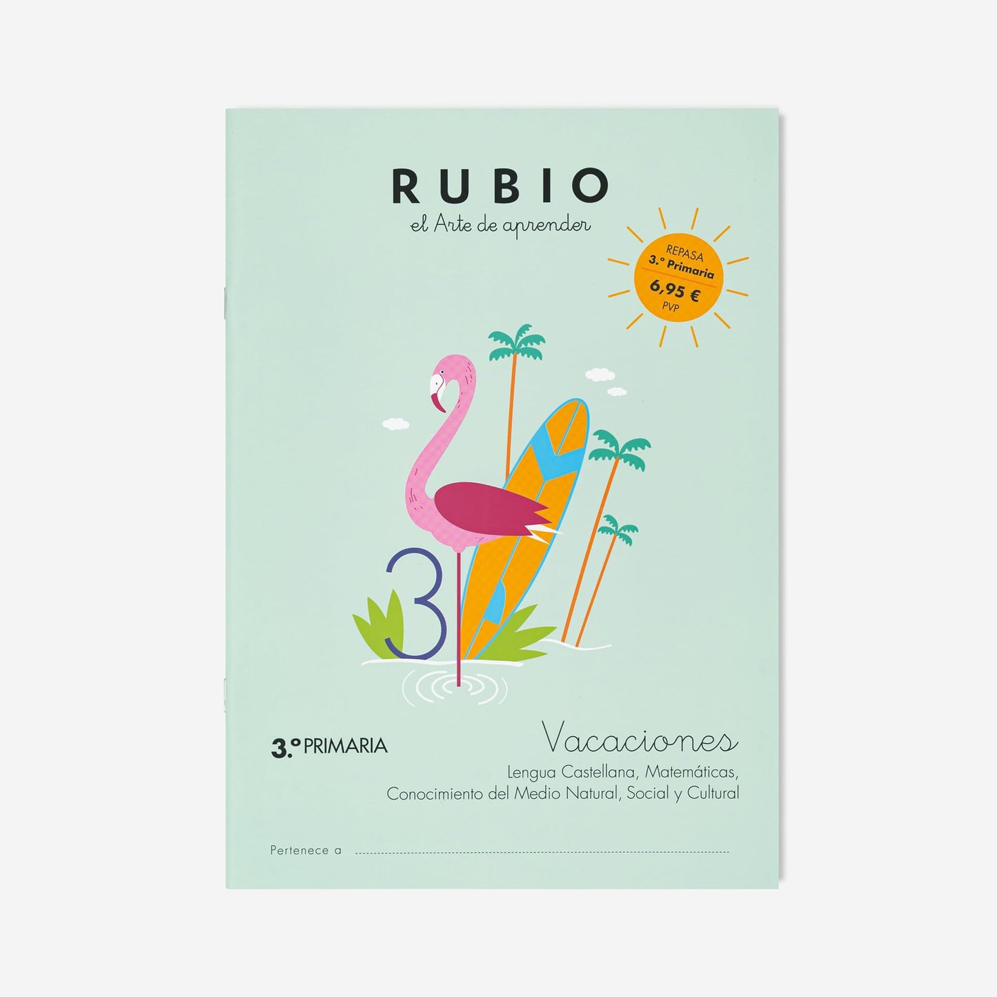 Vacaciones 3º Primaria | RUBIO | +8 años | Cuaderno con actividades para repasar en verano | 44 páginas en formato A4 (Vacaciones RUBIO)