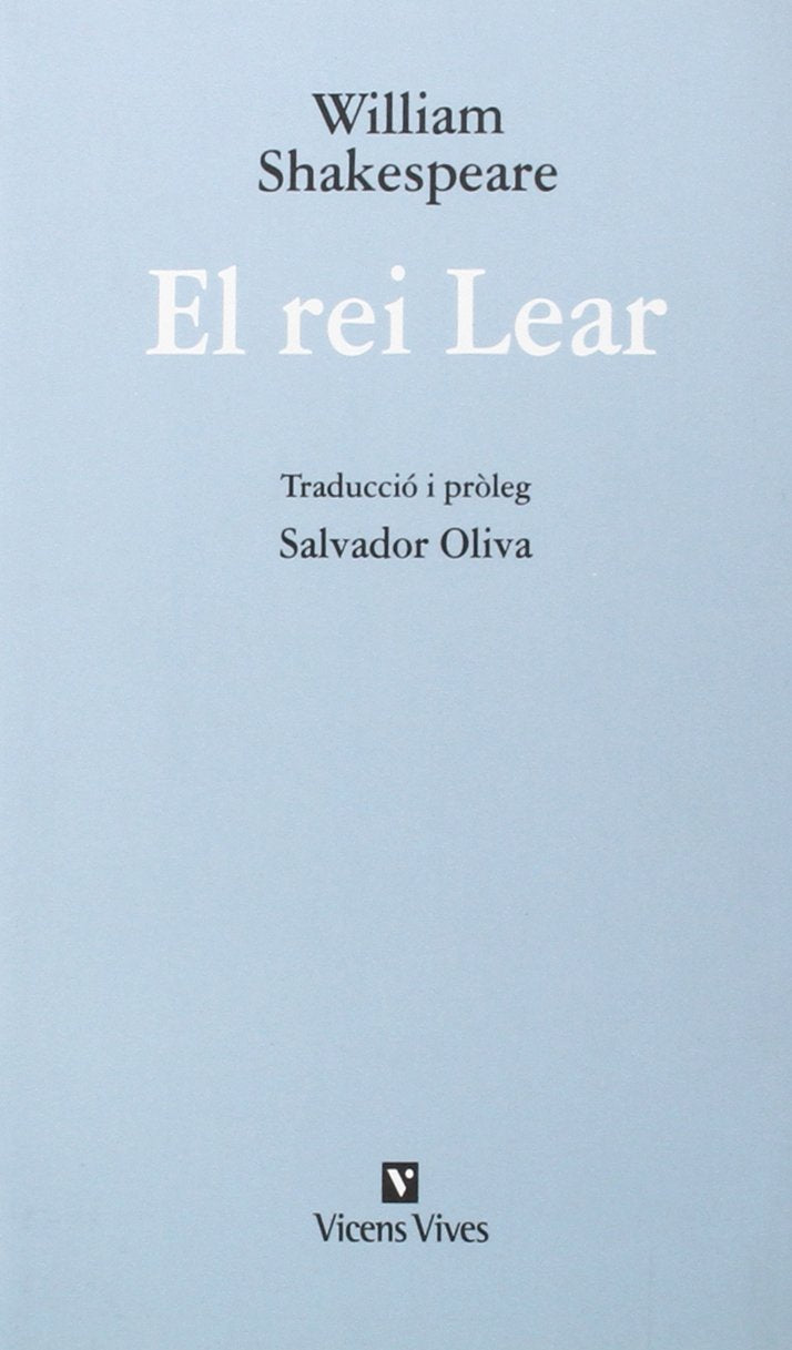 Libro: El Rei Lear. Ed. Rustica
