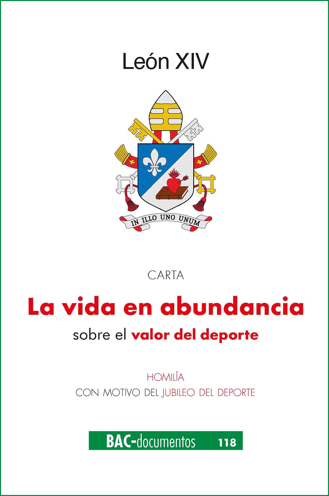 Libro: La vida en abundancia sobre el valor del deporte (DOCUMENTOS)