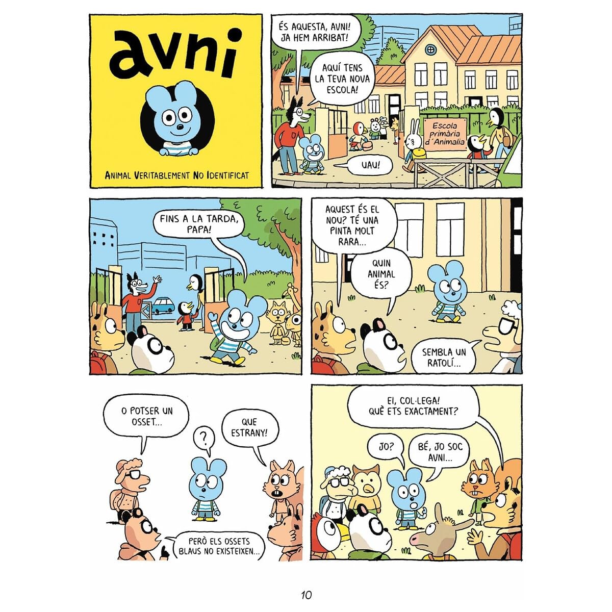 Libro: Avni 1. Animal veritablement no identificat (català) (Txikiberri)