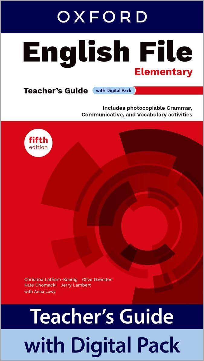 Libro: English File 5th Edition A1/A2. Teacher's Guide + Digital MultiPack