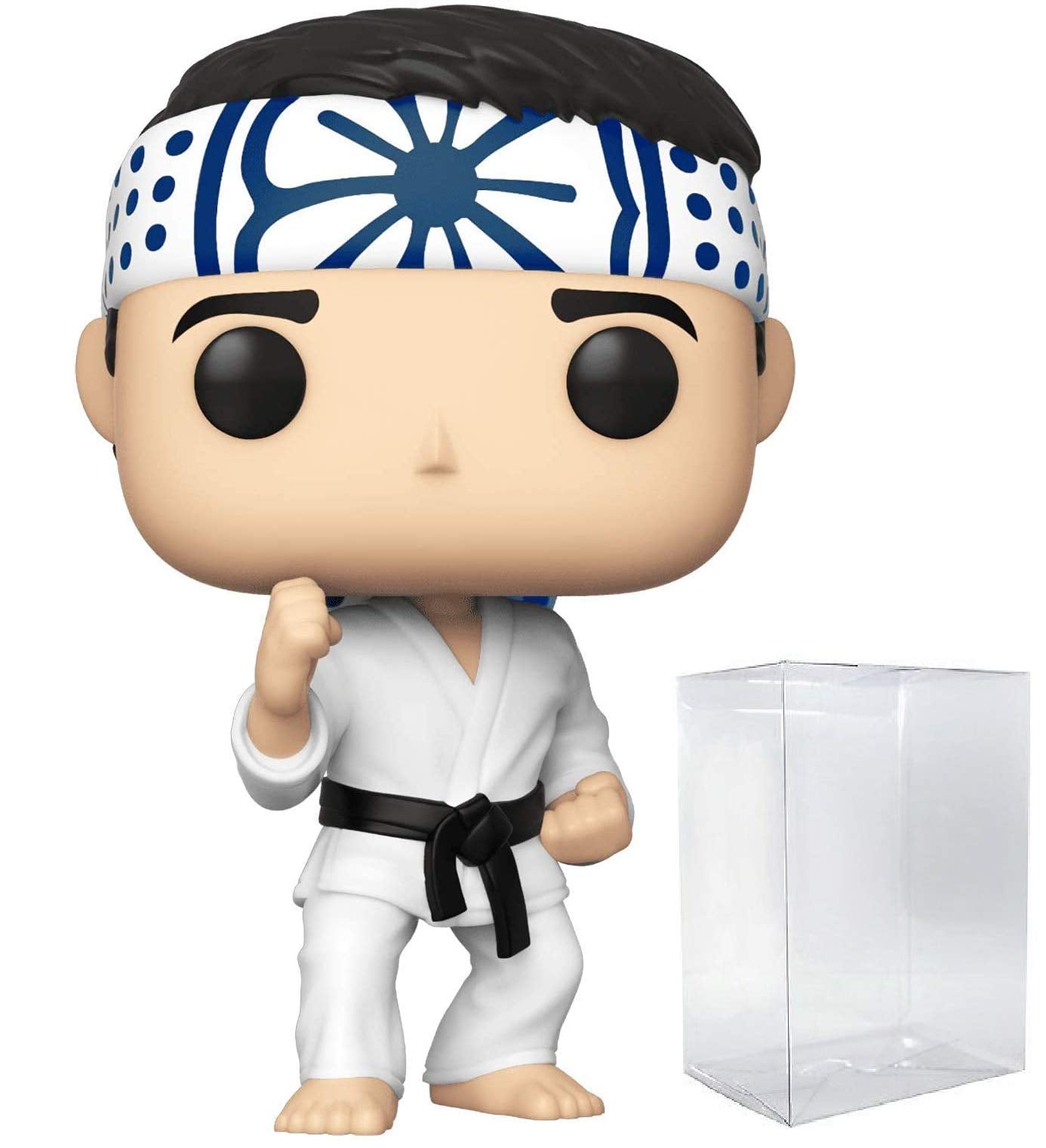 Funko Pop: POP Daniel LaRusso [Cobra Kai] Funko Pop! Figura de Vinilo (Bundled with Compatible Pop Box Protector Case), Multicolored, 3.75 Pulgadas