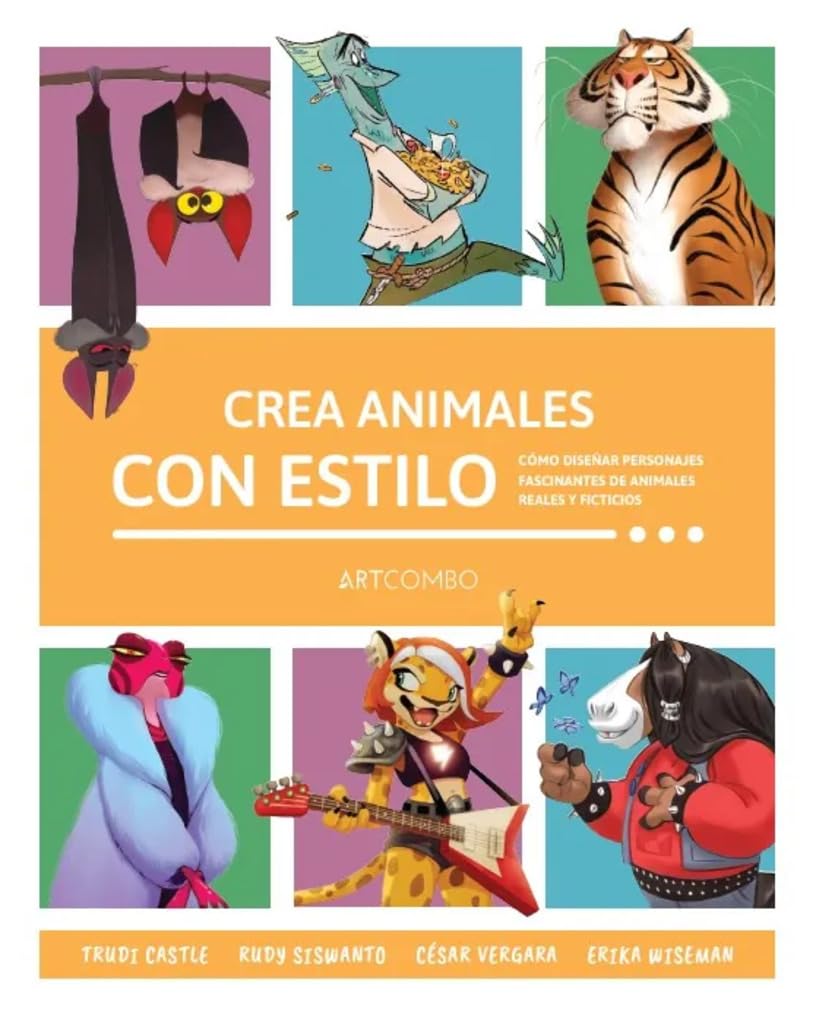 Libro: Crea animales con estilo (EN ESPAÑOL - ARTCOMBO)