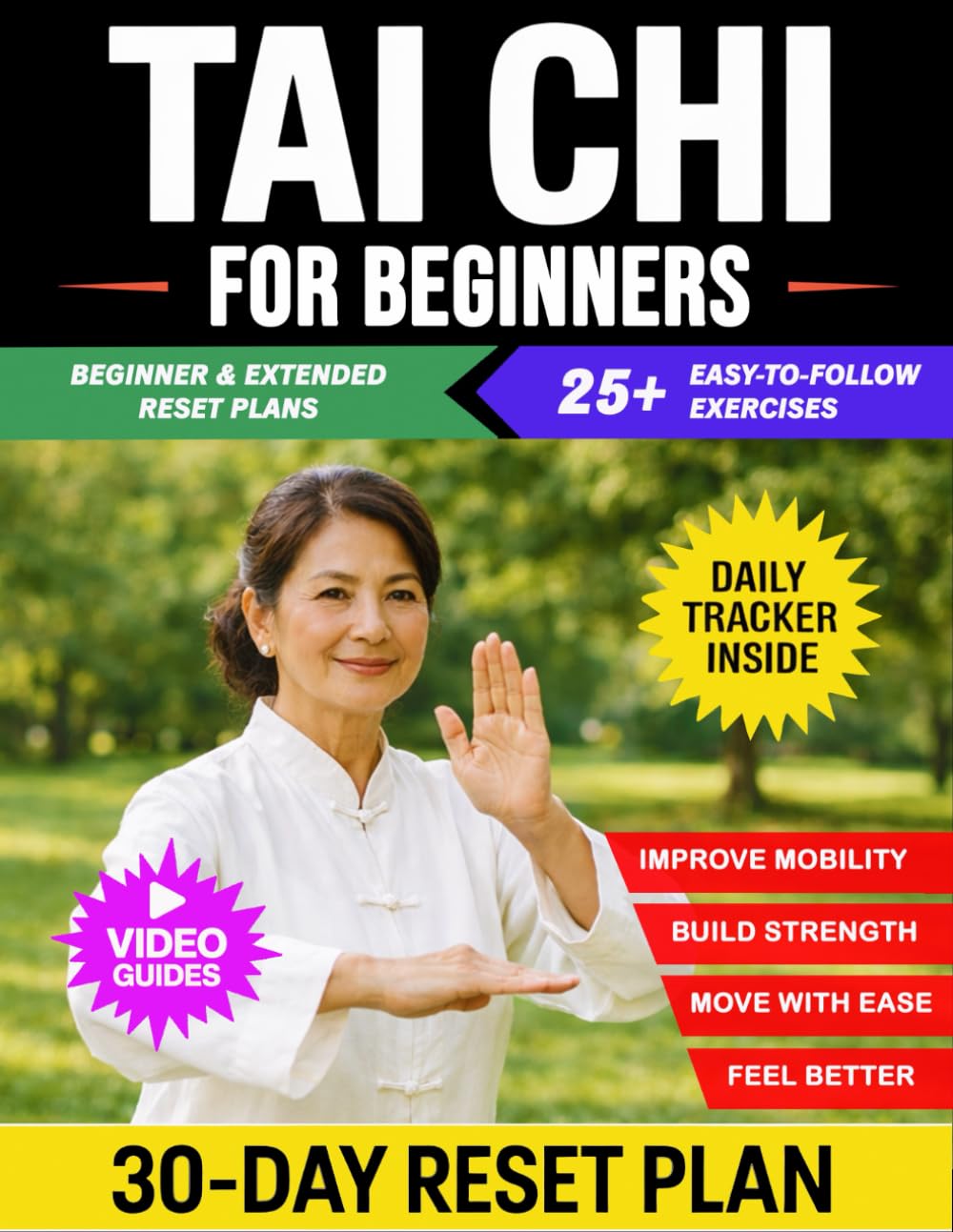 Libro: Tai Chi for Beginners: 25+ Gentle and Practical Exercises to Improve Balance and Move with Confidence