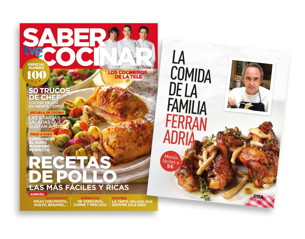 Libro: Pack Saber Cocinar #100 | Revista: 60 Recetas de temporada + Libro: La comida de la família