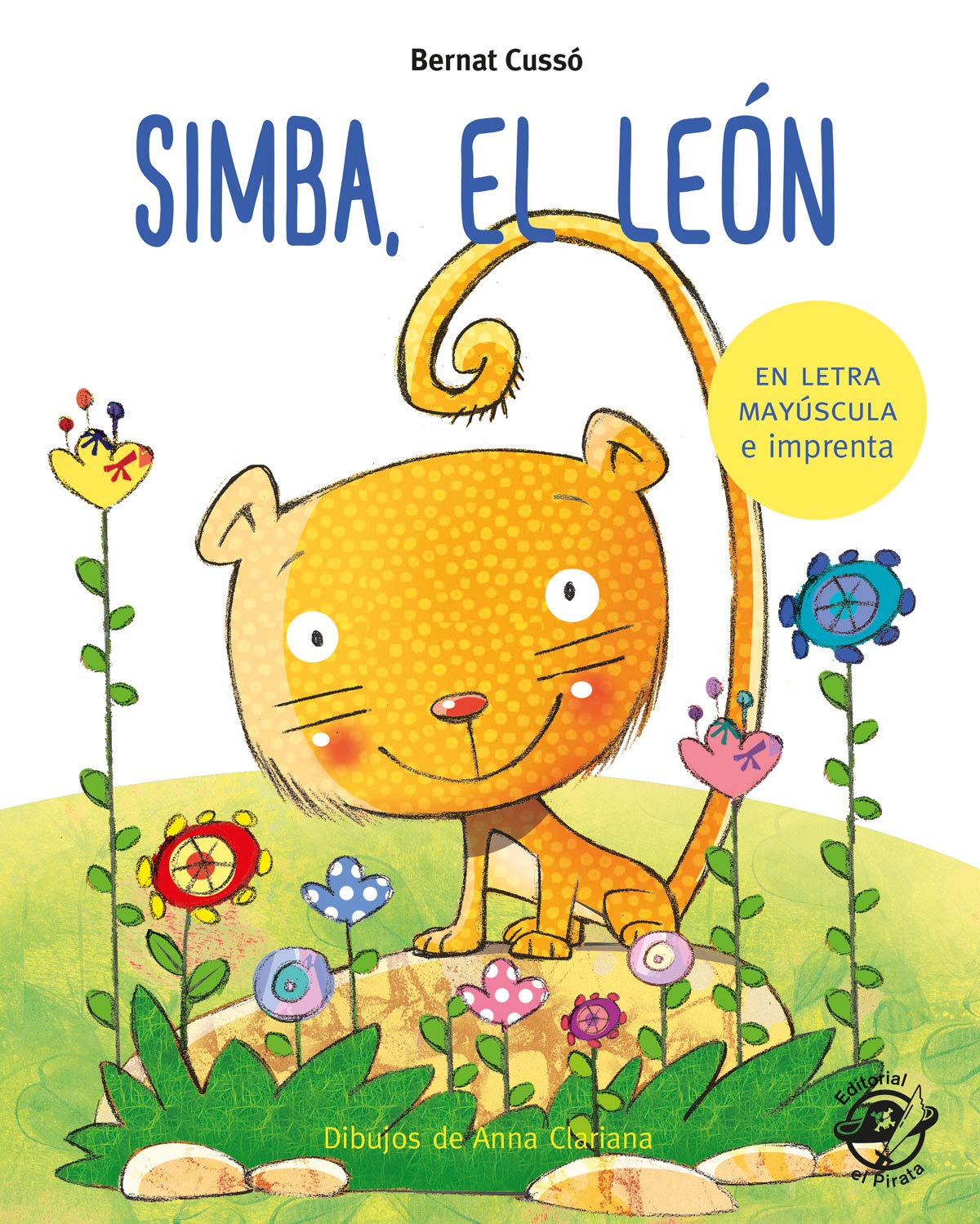 Libro: Simba, el león: En letra MAYÚSCULA y de imprenta: libros para niños de 5 y 6 años (Aprender a leer en letra MAYÚSCULA e imprenta)