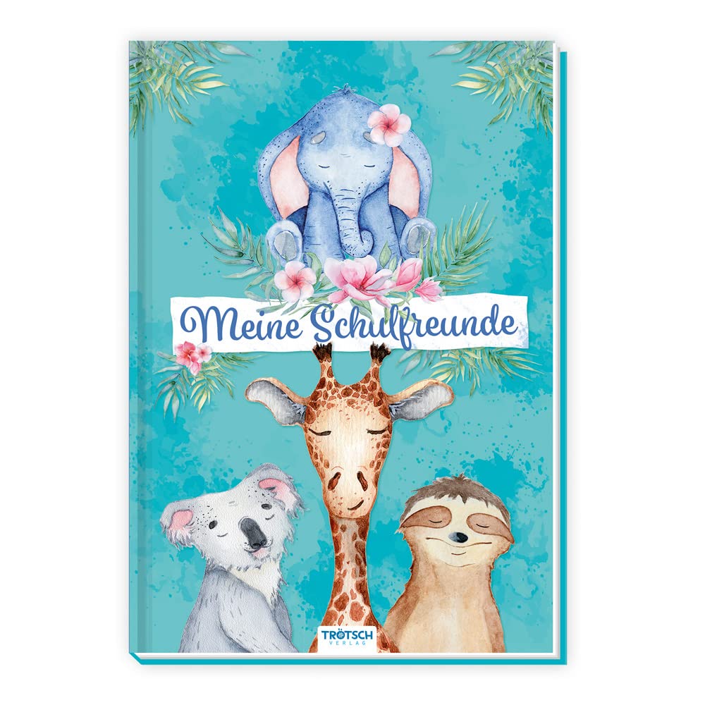 Libro: Trötsch Meine Schulfreunde Tierfreunde: Freundebuch Schulfreunde Erinnerungsalbum