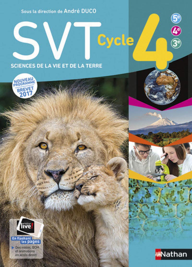Libro: Sciences de la Vie et de la Terre Cycle 4 (5e/4e/3e)
