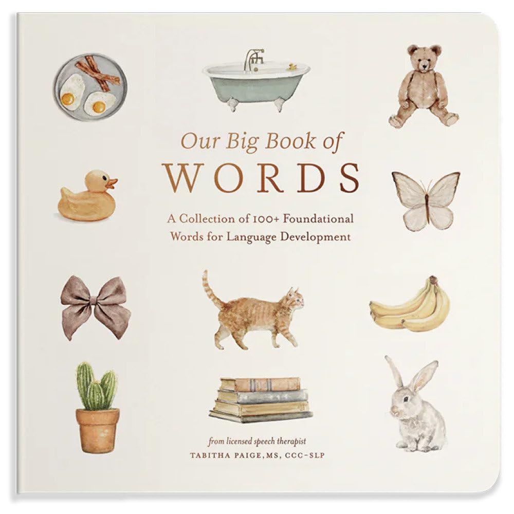 Libro: Our Big Book of First Words: A Collection of 100+ Foundational Words for Language Development: 7 (Our Little Adventures Series)