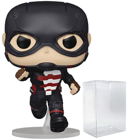 Funko Marvel: Falcon and The Winter Soldier - John F. Walker as U.S. Agent Pop! Figura de Vinilo (Bundled with Compatible Pop Box Protector Case)