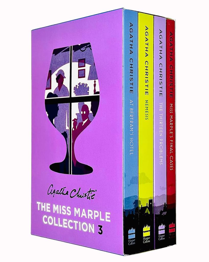 Libro: Miss Marple Mysteries Series Books 11 - 14 Collection Set by Agatha Christie (At Bertram’s Hotel, Nemesis, The Thirteen Problems & Miss Marple's Final Cases)