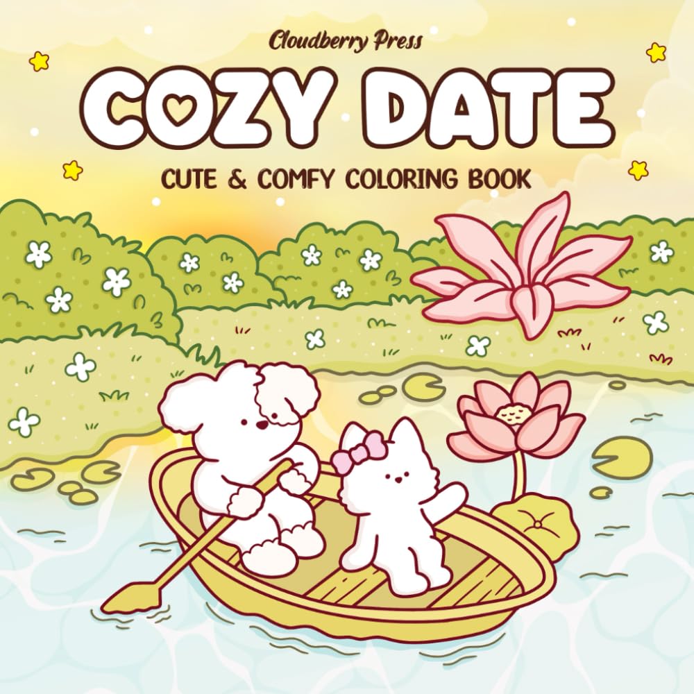 Libro: Cozy Date: Coloring Book for Adults and Teens Featuring Adorable Animal Couples in Cozy Hygge Moments for Relaxation (Cozy Cosmos)
