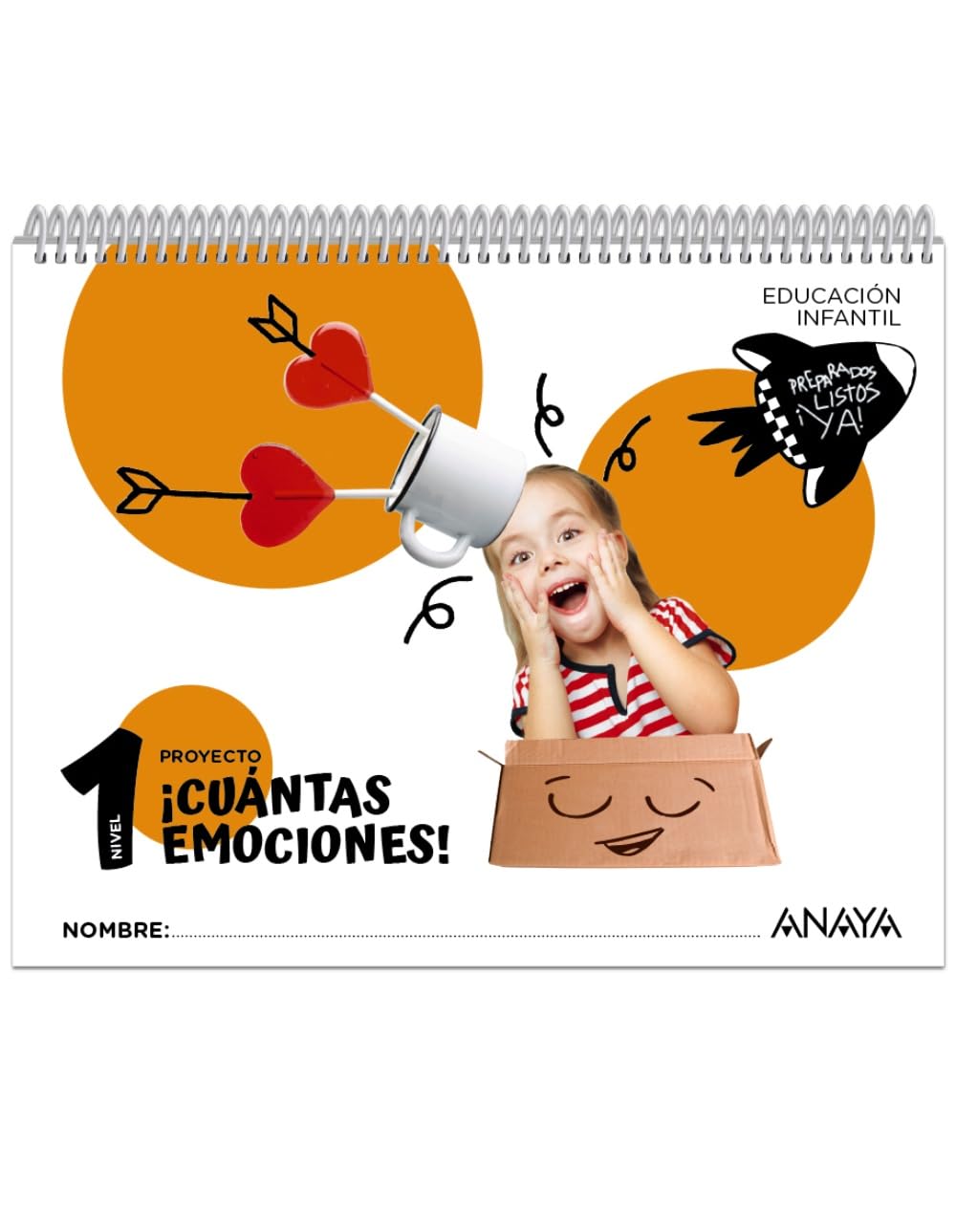 Libro: ¡Cuántas emociones!. Nivel 1