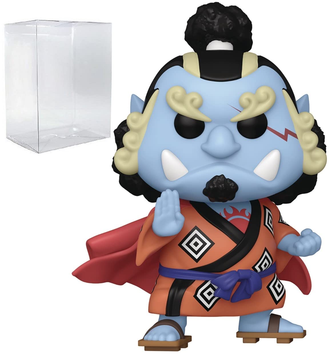 Funko Pop: POP One Piece - Jinbe Funko Figura de Vinilo (Bundled with Compatible Box Protector Case), Multicolor, 3.75 Pulgadas