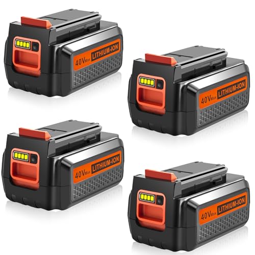 PENGJBATTER---4-paquetes-de-baterías-de-repuesto-de-larga-duración-de-40-V-y-3000-mAh-para-Black-and-Decker-(batería-de-litio-de-40-V),-compatible-con-Black-and-Decker-LBX2040,-LBXR2036,-LBXR36,-LBX2540,-LST540-y-herramientas-eléctricas.