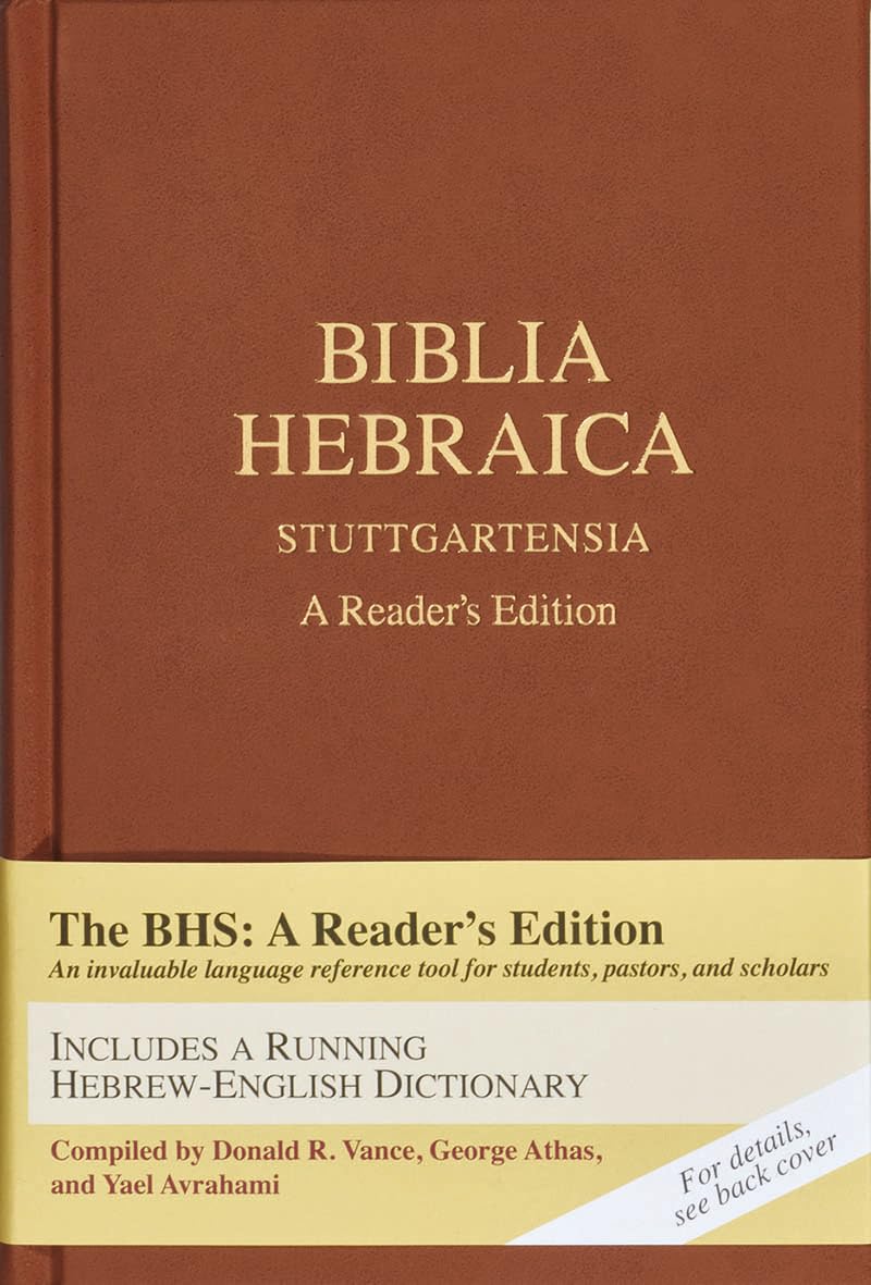 Libro: Biblia Hebraica Stuttgartensia: A Reader's Edition