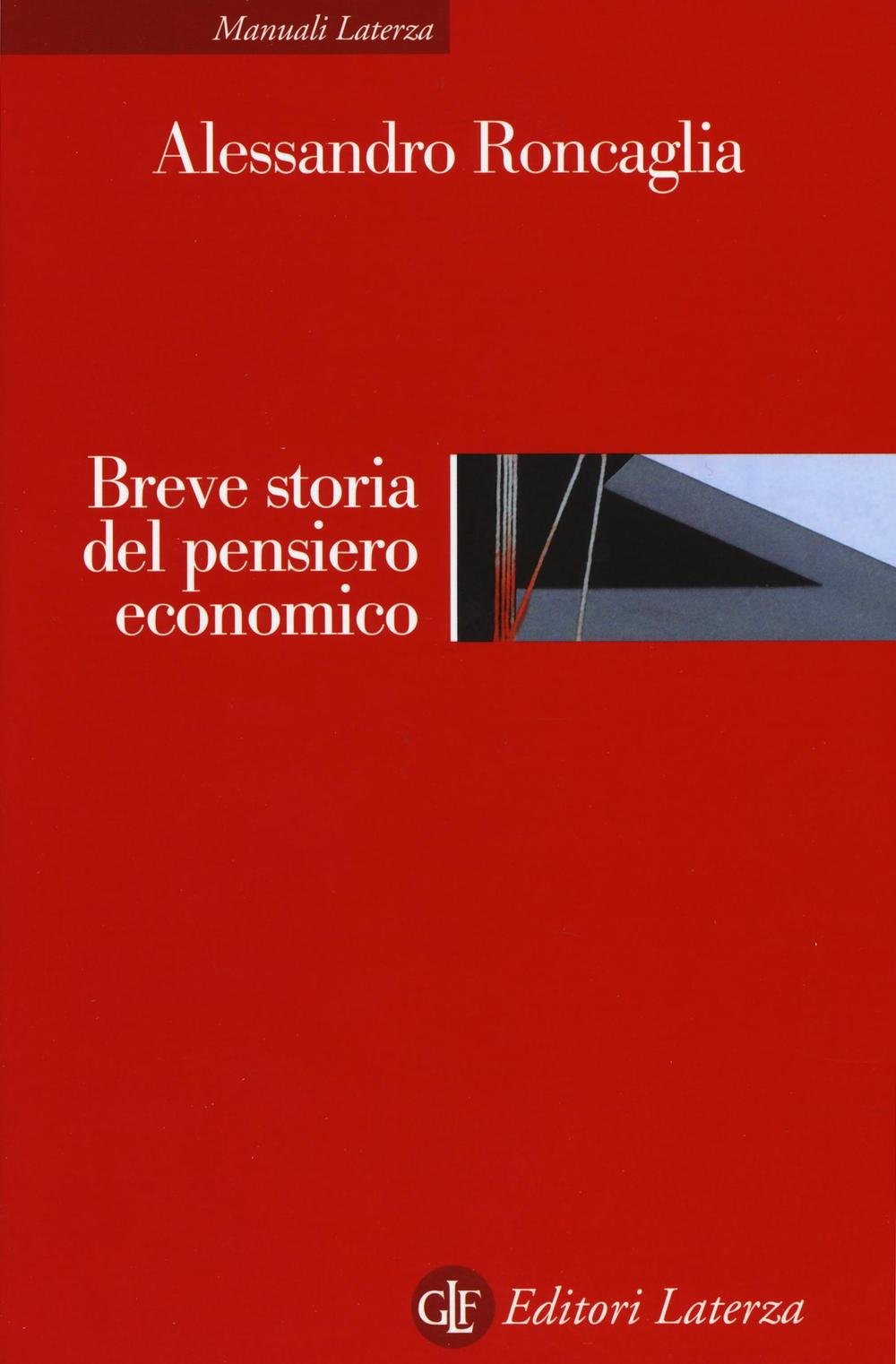 Libro: Breve storia del pensiero economico (Manuali Laterza)