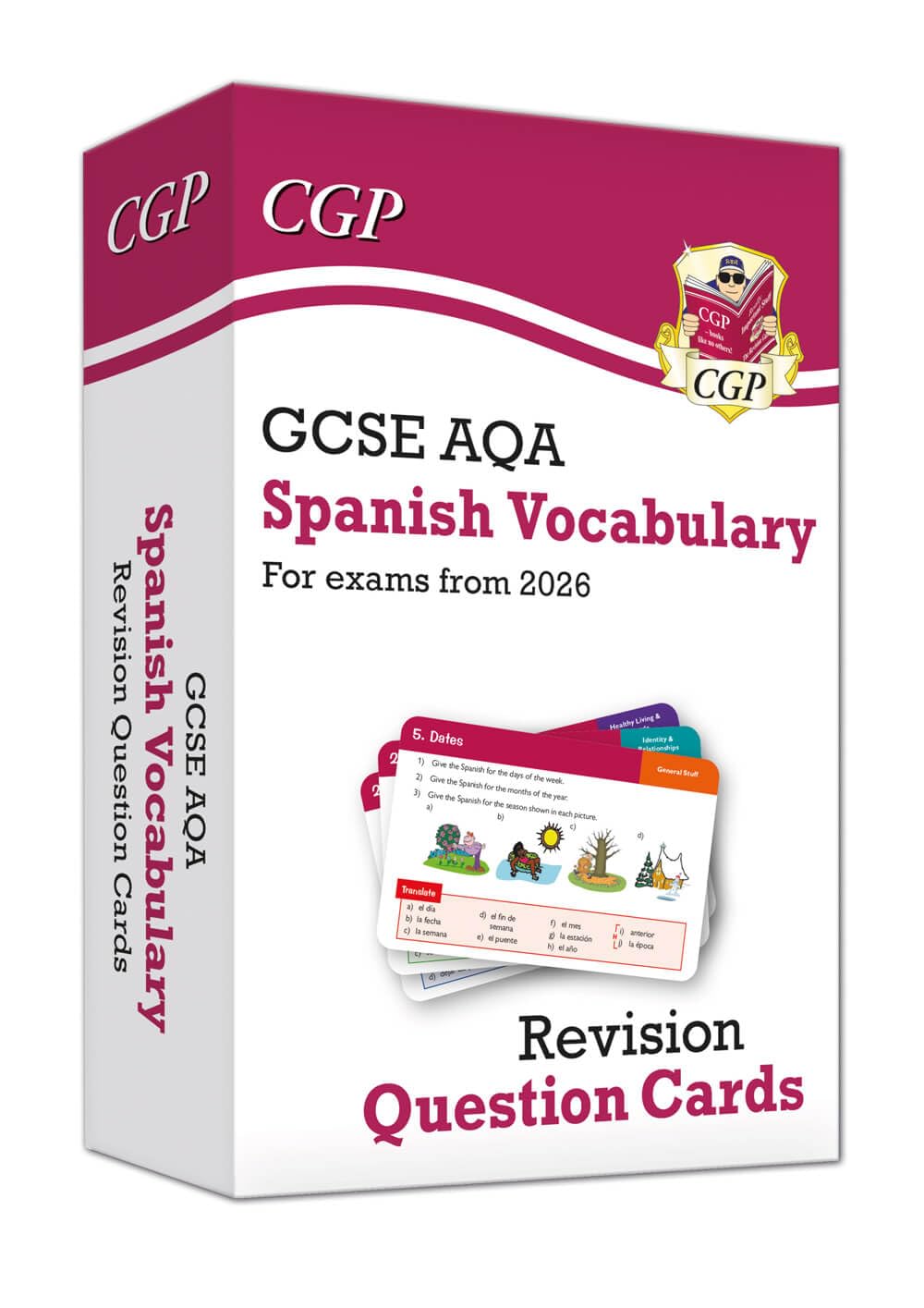 Libro: New GCSE AQA Spanish: Vocabulary Revision Question Cards (for exams from 2026) (CGP AQA GCSE Spanish)