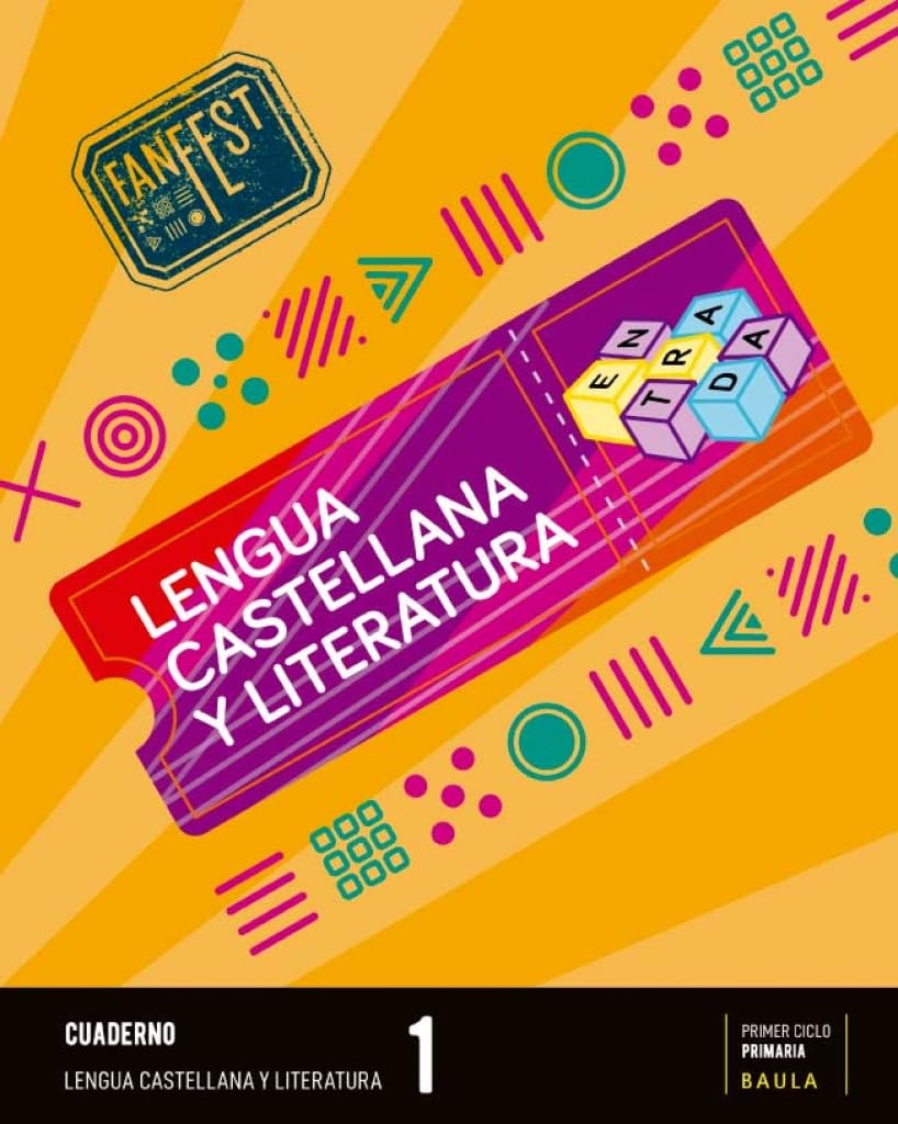 Libro: Lengua castellana 1r primaria quadern (espiral) (Projecte Fanfest)