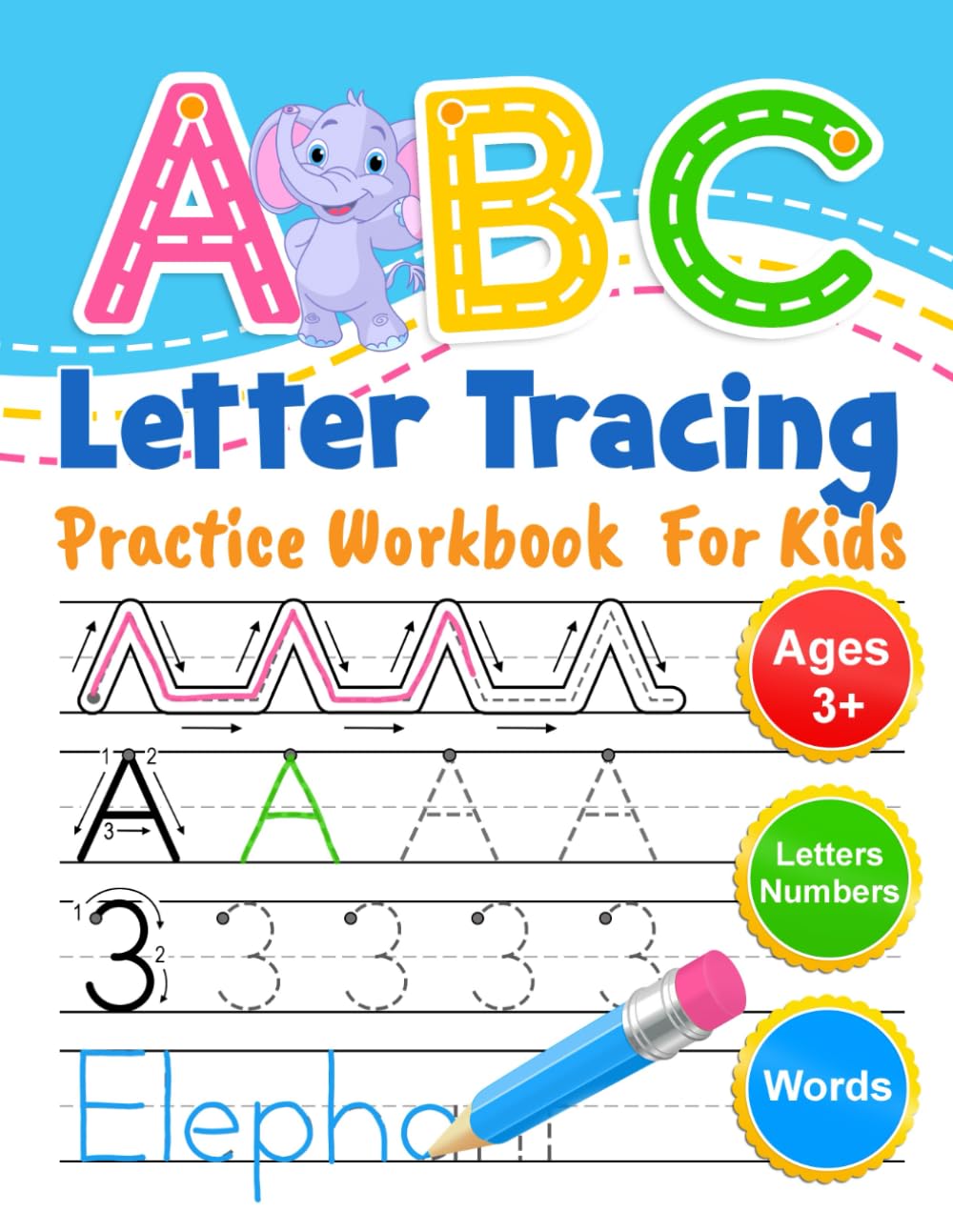 Libro: ABC Letter Tracing Practice Workbook for Kids: Learning To Write Alphabet, Numbers and Line Tracing. Handwriting Activity Book For Preschoolers, Kindergartens.