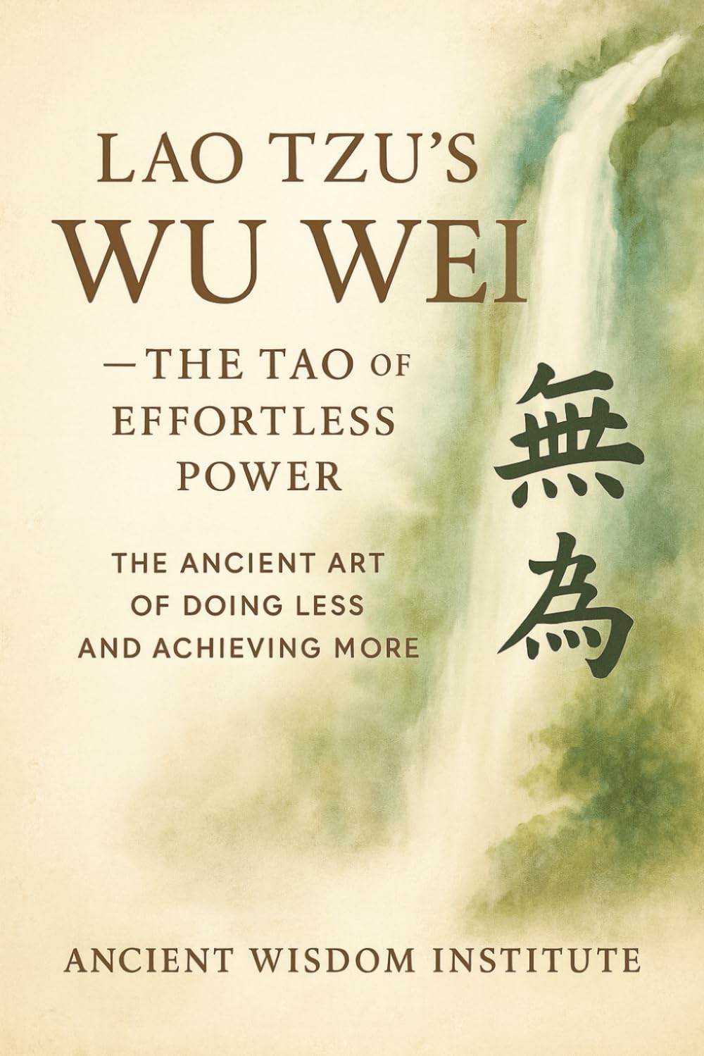 Libro: Lao Tzu's Wu Wei — The Tao of Effortless Power: The Ancient Art of Doing Less and Achieving More