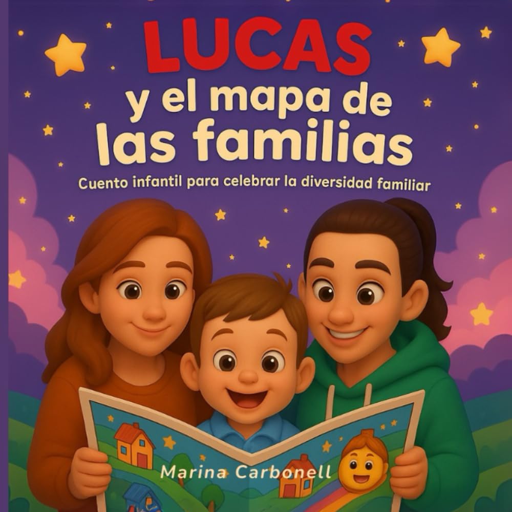 Libro: CUENTO INFANTIL sobre Diversidad Familiar: Lucas y el mapa de las familias: Una historia para niños y niñas que enseña a valorar todas las formas de familia.