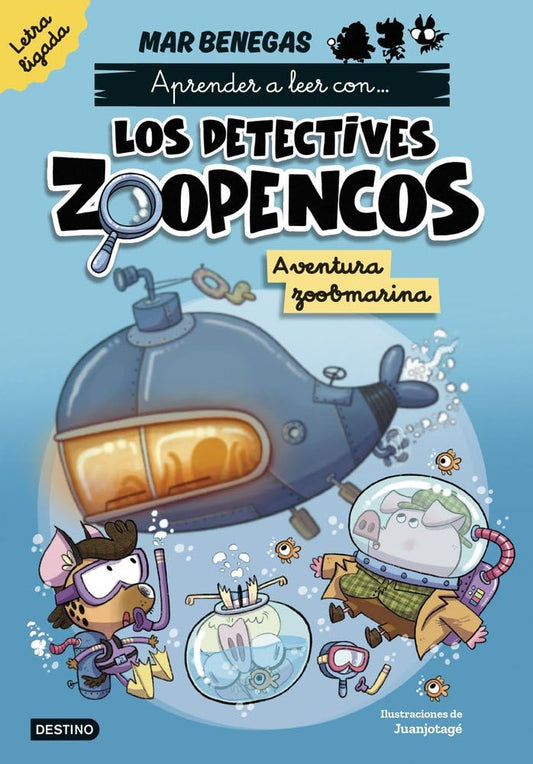 Aprender a leer con... Los Detectives Zoopencos. Letra ligada 1. Aventura zoobma: En letra LIGADA para aprender a leer (libros para niños a partir de 5 años). Elige tu propia historia