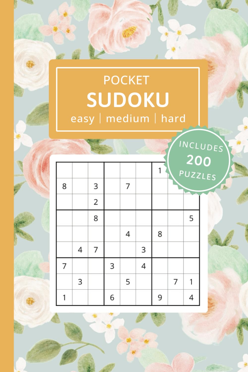 Libro: Pocket Sudoku: Travel-Size 4 x 6 Inches│200 Easy to Hard Puzzles│Including Solutions│Small and Compact Mini Sudoku Book