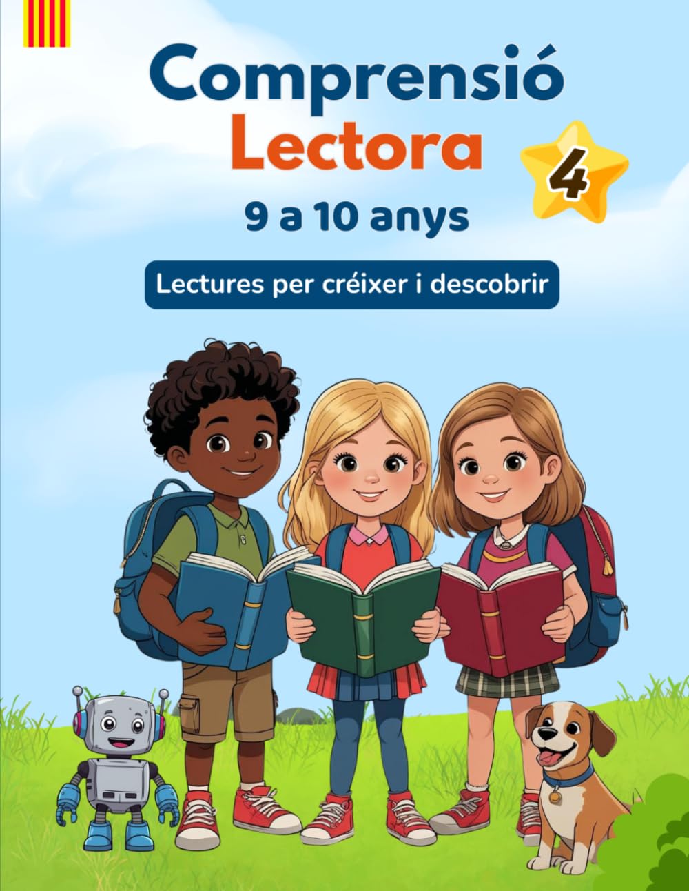 Libro: Comprensió lectora 4t de primària: Lectures, exercicis de comprensió i activitats per a nens i nenes de 9 a 10 anys (Comprensió lectora per a nens i nenes)
