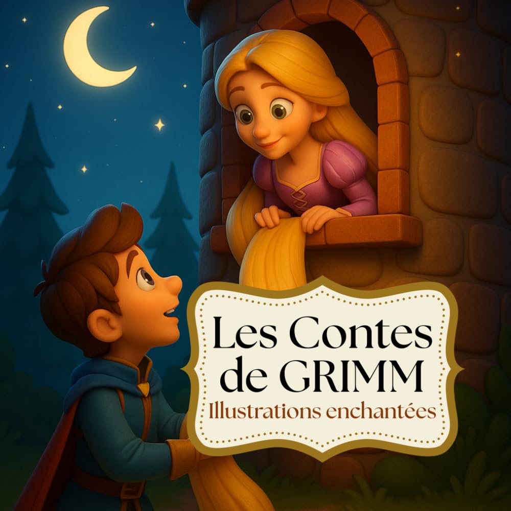 Libro: Les Contes de GRIMM illustrés pour enfants: Recueil de contes classiques des frères Grimm réécrits avec douceur et magnifiquement illustrés pour petits et grands rêveurs