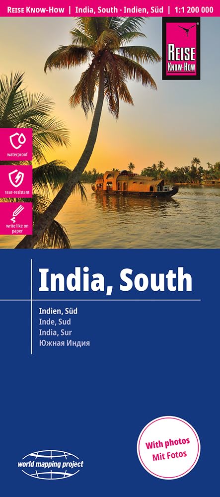 Libro: India South Map 1:1,200,000 scale