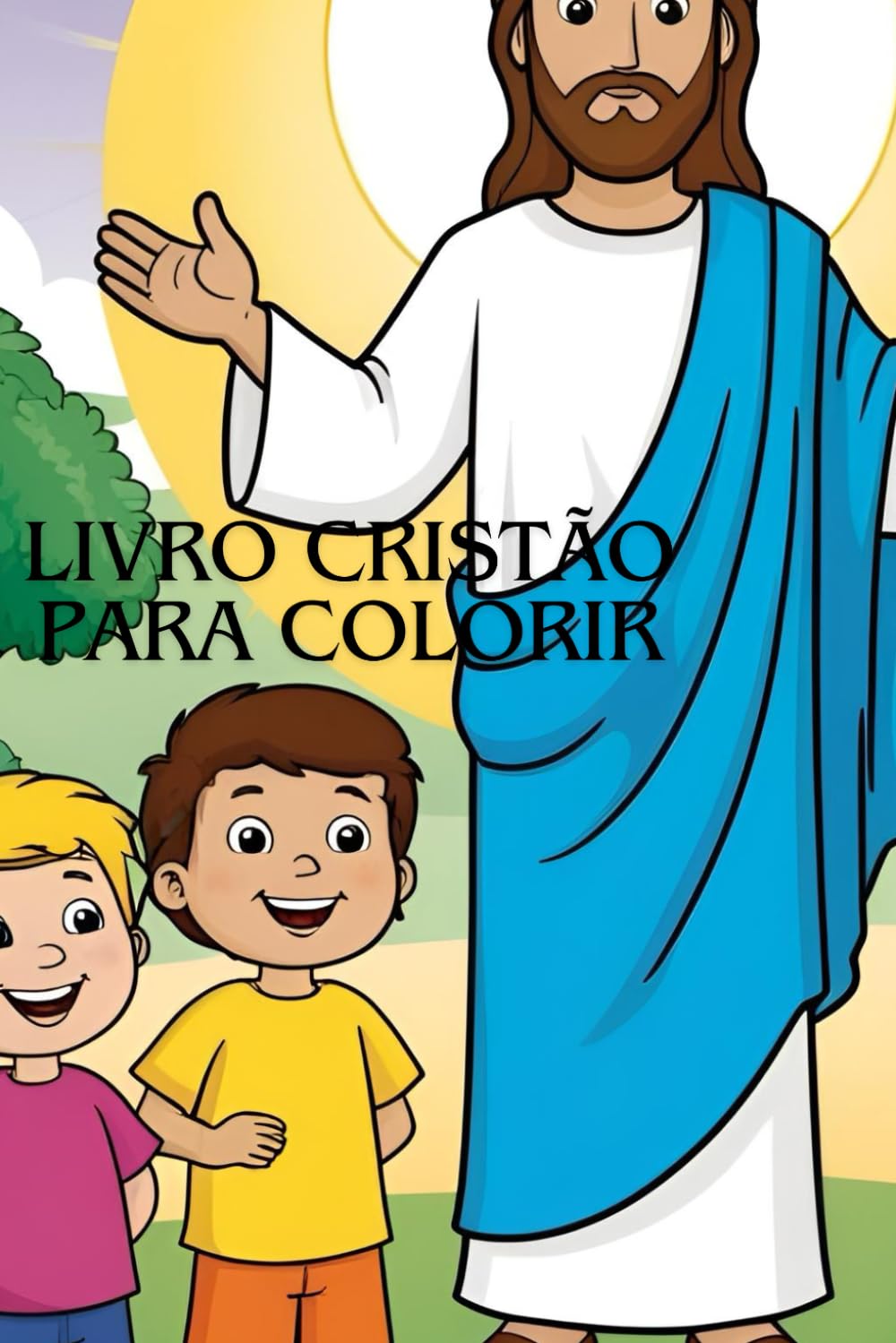 Libro: Livro para Colorir Cristão 76 Desenhos (Portuguese Edition)