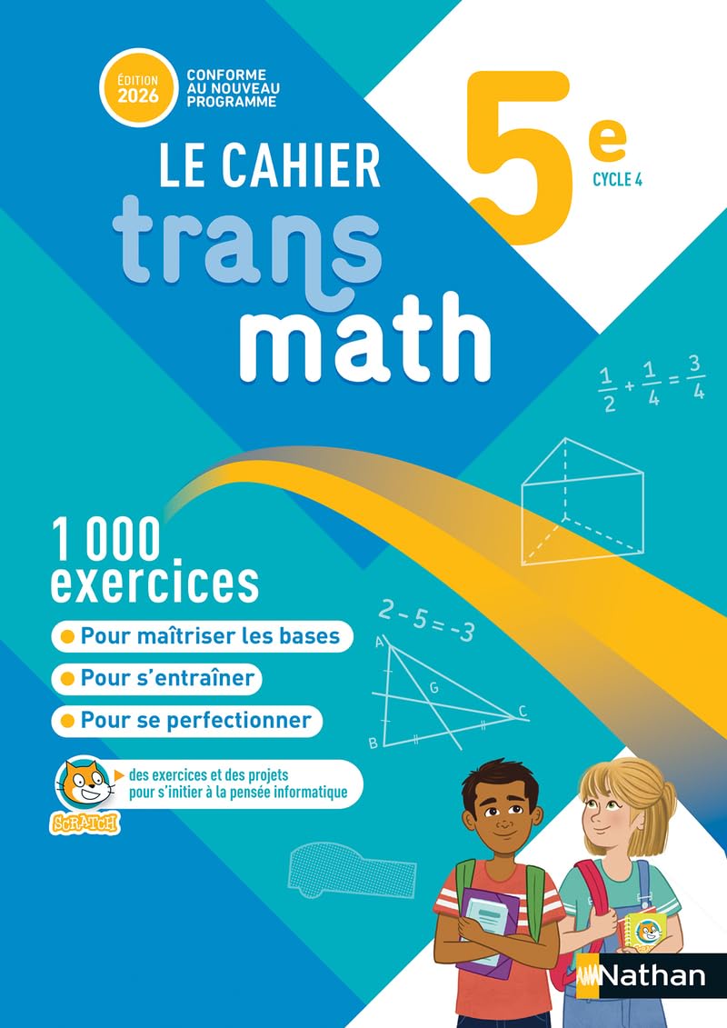 Libro: Transmath Mathématiques 5e - Cahier élève - 2026