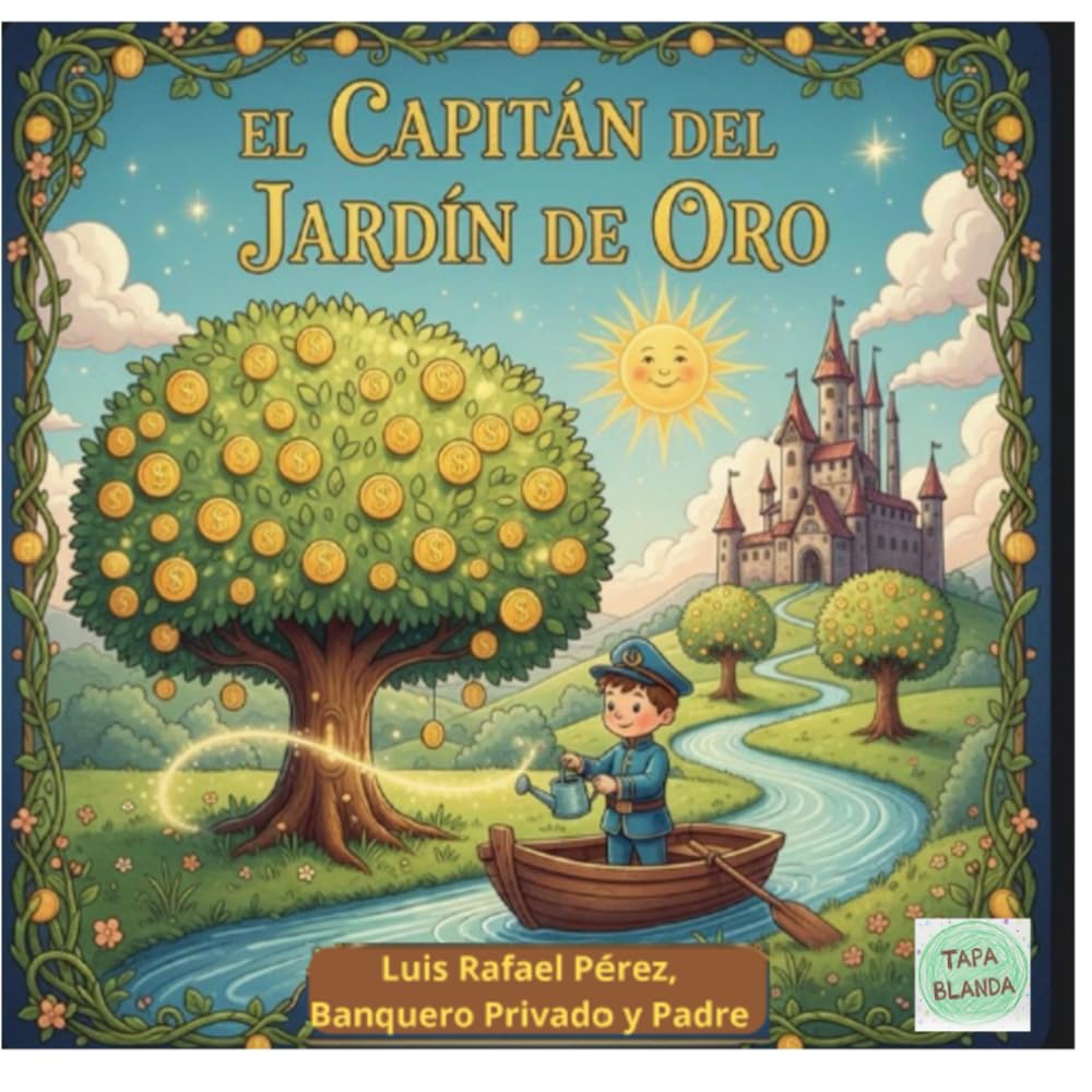Libro: EL CAPITÁN DEL JARDÍN DE ORO: Educación financiera para niños: un cuento infantil para descubrir el valor del ahorro, la paciencia y el interés compuesto. (Spanish Edition)