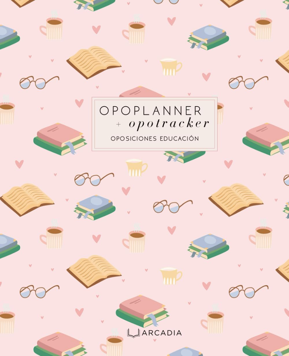 Libro: OpoPlanner + OpoTracker: Planificador oposiciones Educación | Agenda perpetua 6 meses, opositores de Infantil, Primaria y Secundaria: Tapa blanda, Cozy Academia (Spanish Edition)